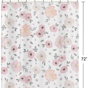 Sweet Jojo Designs Floral Shower Curtain